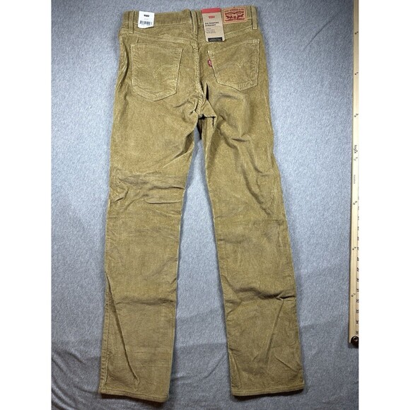 Levi's 314 Jeans Womens 27x30 Shaping Straight Corduroy Stretch Irregular NWT - Picture 5 of 7